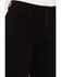 Shyanne Women's High Rise Destructed Super Flare Stretch Jeans, Black, hi-res