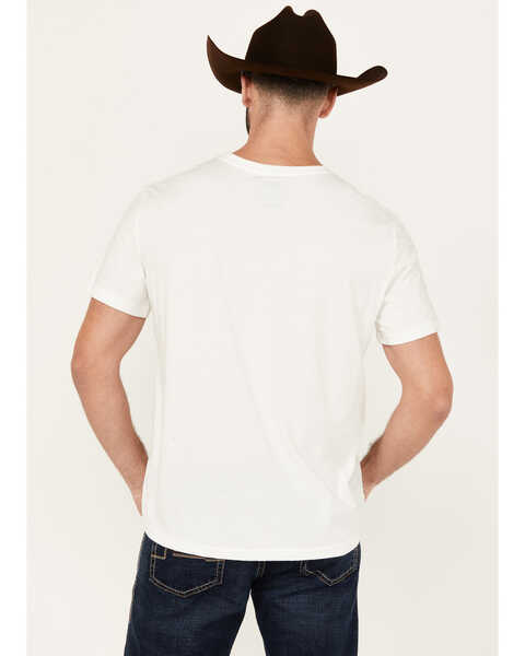 Image #4 - Rock & Roll Denim Men's Mexico Logo Short Sleeve Graphic T-Shirt , White, hi-res