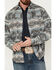 Image #3 - Wrangler Retro Men's Southwestern Print Premium Jacquard Long Sleeve Snap Shirt, Grey, hi-res