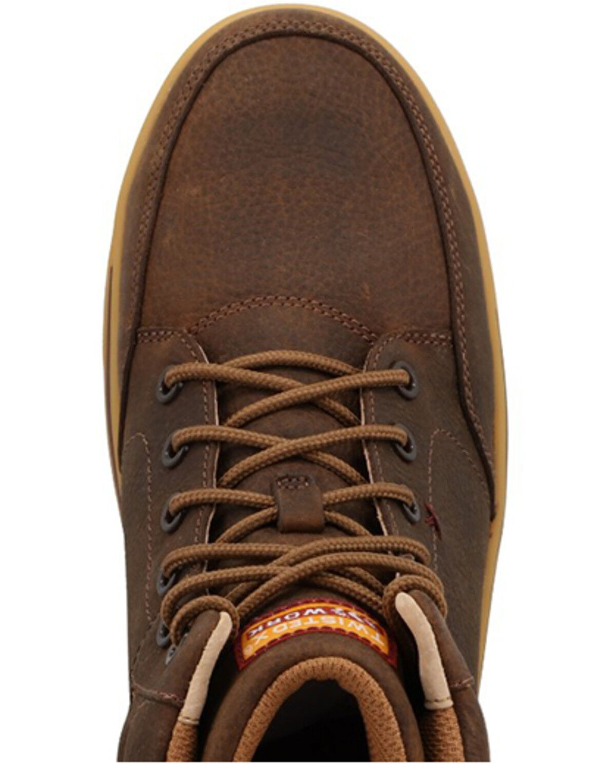 Image #6 - Twisted X Men's 4" Work Kicks Shoes - Composite Toe, Brown, hi-res