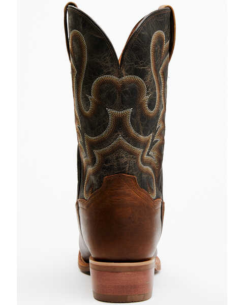 Image #5 - Dan Post Men's Saddle Richland Western Boot - Square Toe, Brown, hi-res