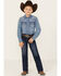 Cinch Boys' White Label Demin Straight Leg Jeans - Slim-8-18, Denim, hi-res