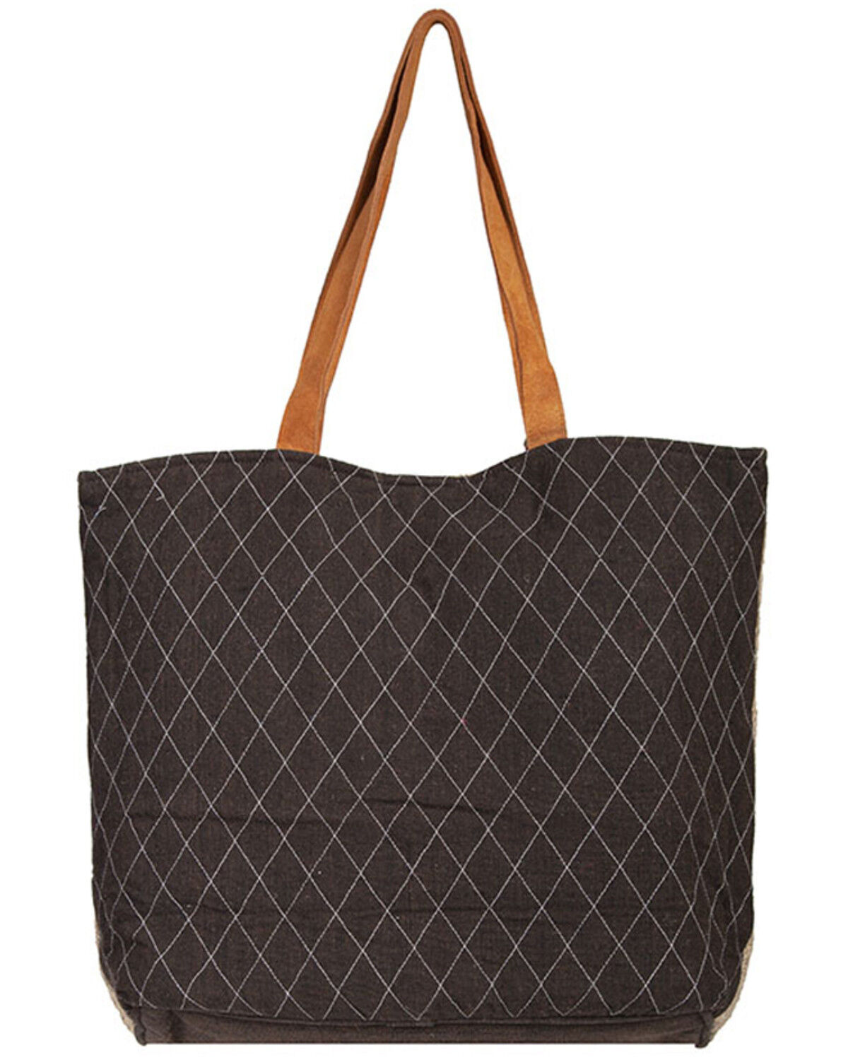 Image #2 - Scully Women's Multicolored Woven Suede Trim Handbag, Multi, hi-res