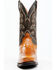 Dan Post Men's Camel Eel Exotic Western Boots - Square Toe , Brown, hi-res