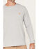 Image #3 - Carhartt Men's Force Relaxed Midweight Long Sleeve Pocket T-Shirt, Grey, hi-res