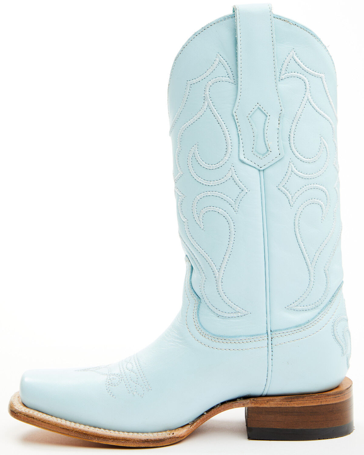 Image #3 - Corral Women's Embroidered Western Boots - Square Toe, Blue, hi-res
