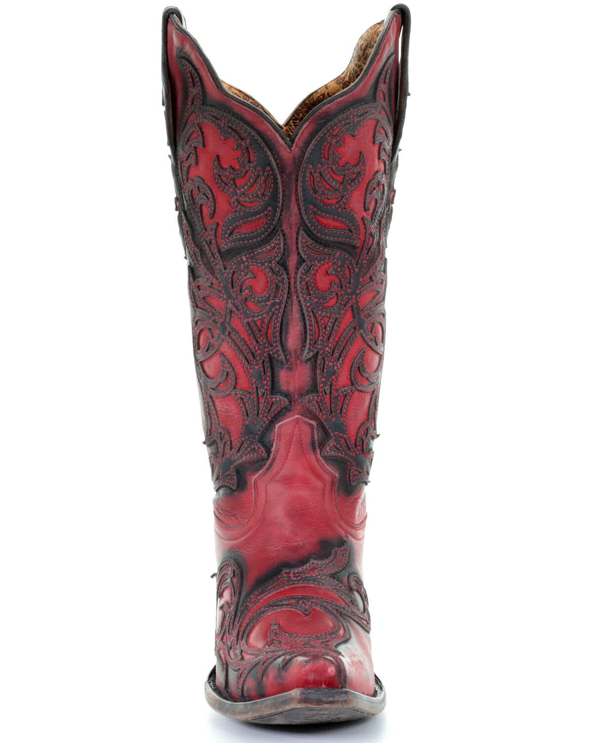 red black cowboy boots