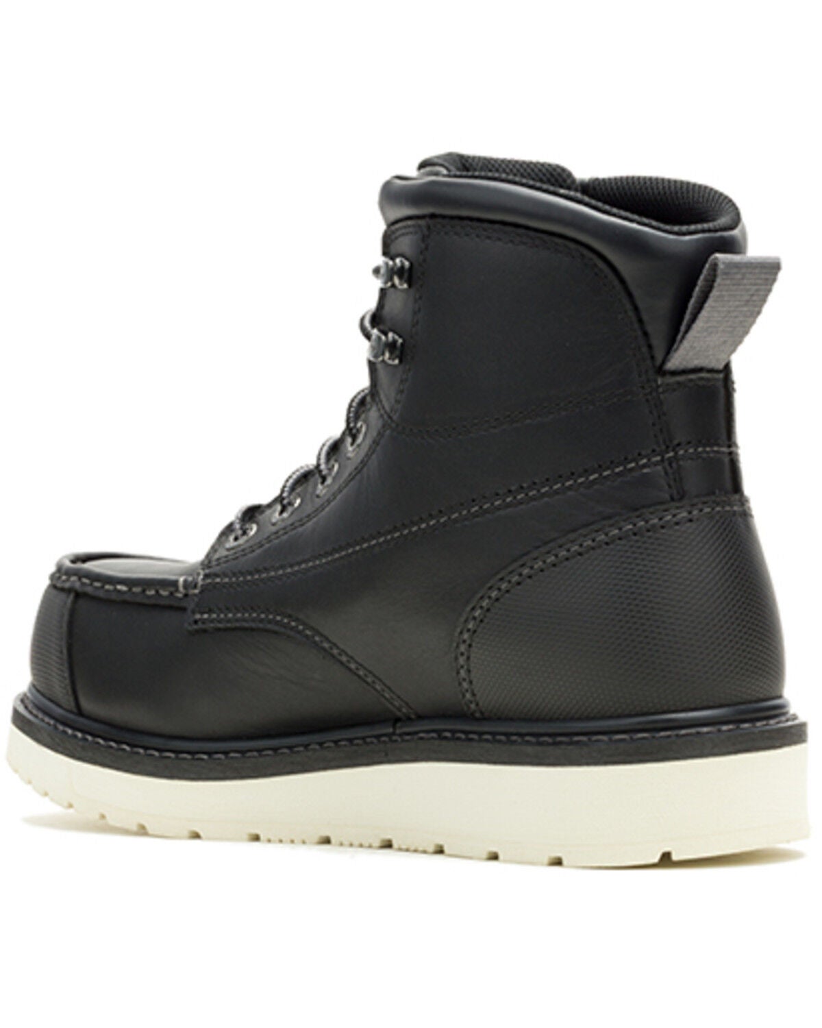 Image #3 - Wolverine Men's 6" Loader II ft HyberRest CarbonMAX&reg; Moc Work Boots - Composite Toe, Black, hi-res