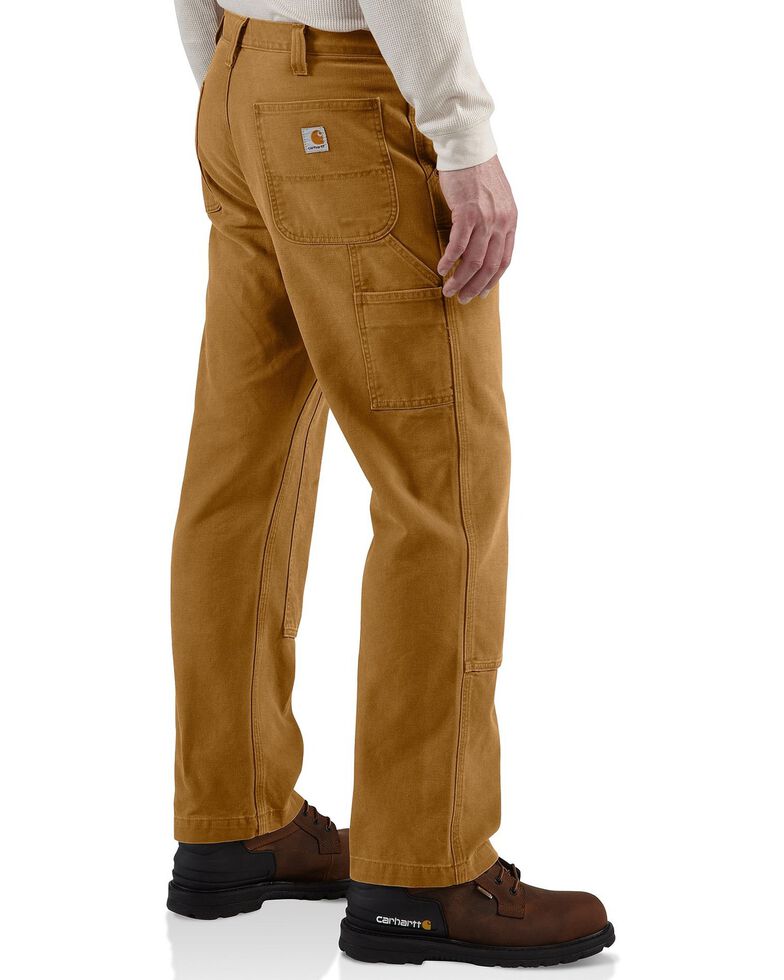 Carhartt Weathered Duck Double Front Dungaree Work Pants Sheplers