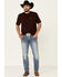 Rock & Roll Denim Men's Light Vintage Revolver Stretch Slim Straight Jeans , Blue, hi-res