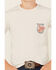 Image #3 - Wrangler Boys' Americana Horseshoe Short Sleeve Graphic T-Shirt, White, hi-res