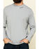 Image #4 - Ariat Men's FR Base Layer Long Sleeve Work T-Shirt - Tall, Navy, hi-res