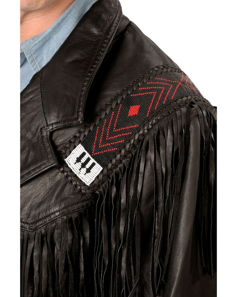 Kobler Mohawk Fringed Leather Jacket Sheplers