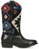Image #2 - Frye Women's Billy Southwestern Western Boots - Round Toe, Black, hi-res