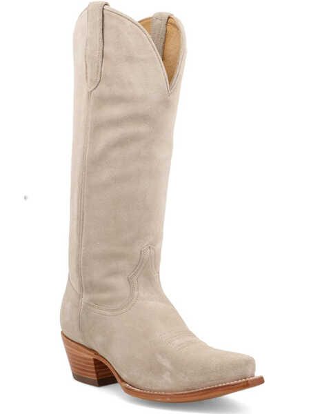 Back Star Women's Addison Suede Tall Western Boots - Snip Toe, Taupe, hi-res