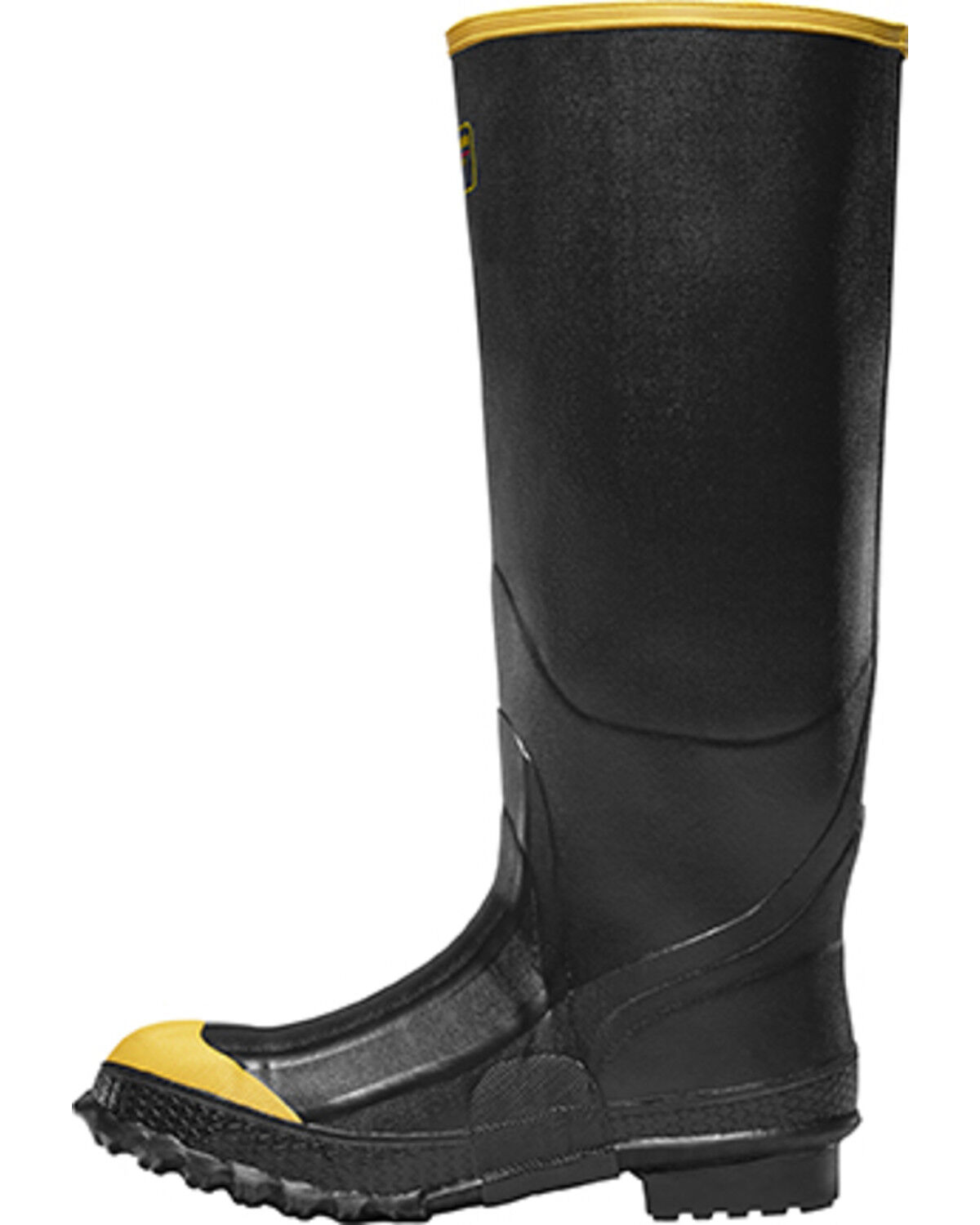 Image #2 - LaCrosse Men's Premium Knee Work Boots - Steel Toe, Black, hi-res