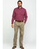 Image #6 - Wrangler Men's Khaki Casual Pleated Front Western Pants , Beige/khaki, hi-res