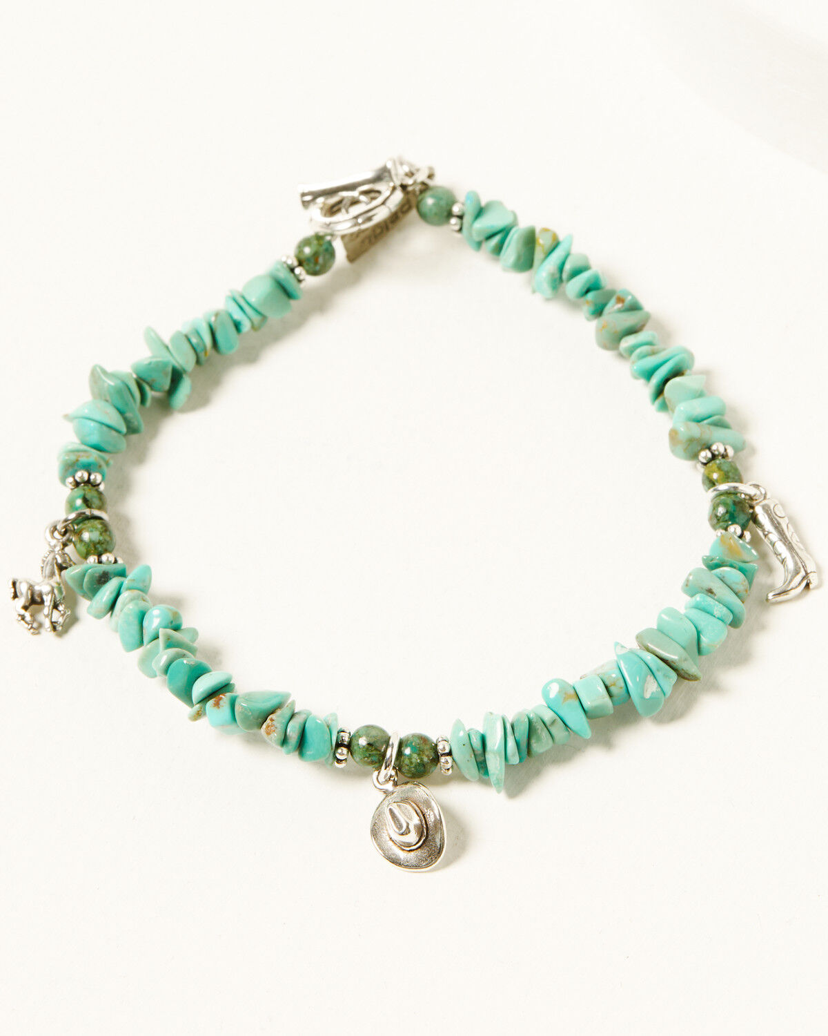 Image #1 - Paige Wallace Women's Tiny Charm Bracelet, Silver, hi-res