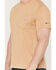 Image #3 - Carhartt Men's Force&reg; Relaxed Fit Short Sleeve Pocket T-Shirt, Sand, hi-res