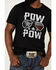Image #3 - Dale Brisby Men's Pow Pow Sunglasses Graphic Short Sleeve T-Shirt , Black, hi-res