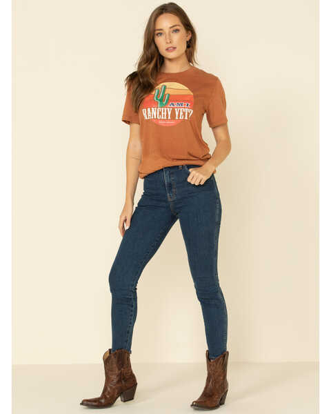 Ranch Dress'n Women's Am I Ranchy Yet Graphic Tee , Rust Copper, hi-res