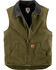 Image #1 - Carhartt Sherpa Lined Sandstone Duck Work Vest, , hi-res