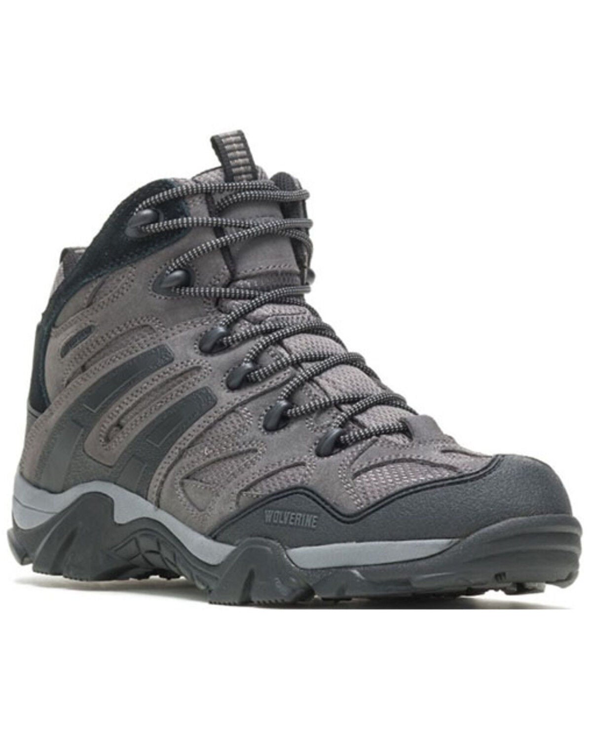 Wolverine Men's Wilderness Hiking Boots - Soft Toe, Charcoal, hi-res