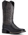 Ariat Women's Round Up Remuda Western Boots - Broad Square Toe, Black, hi-res