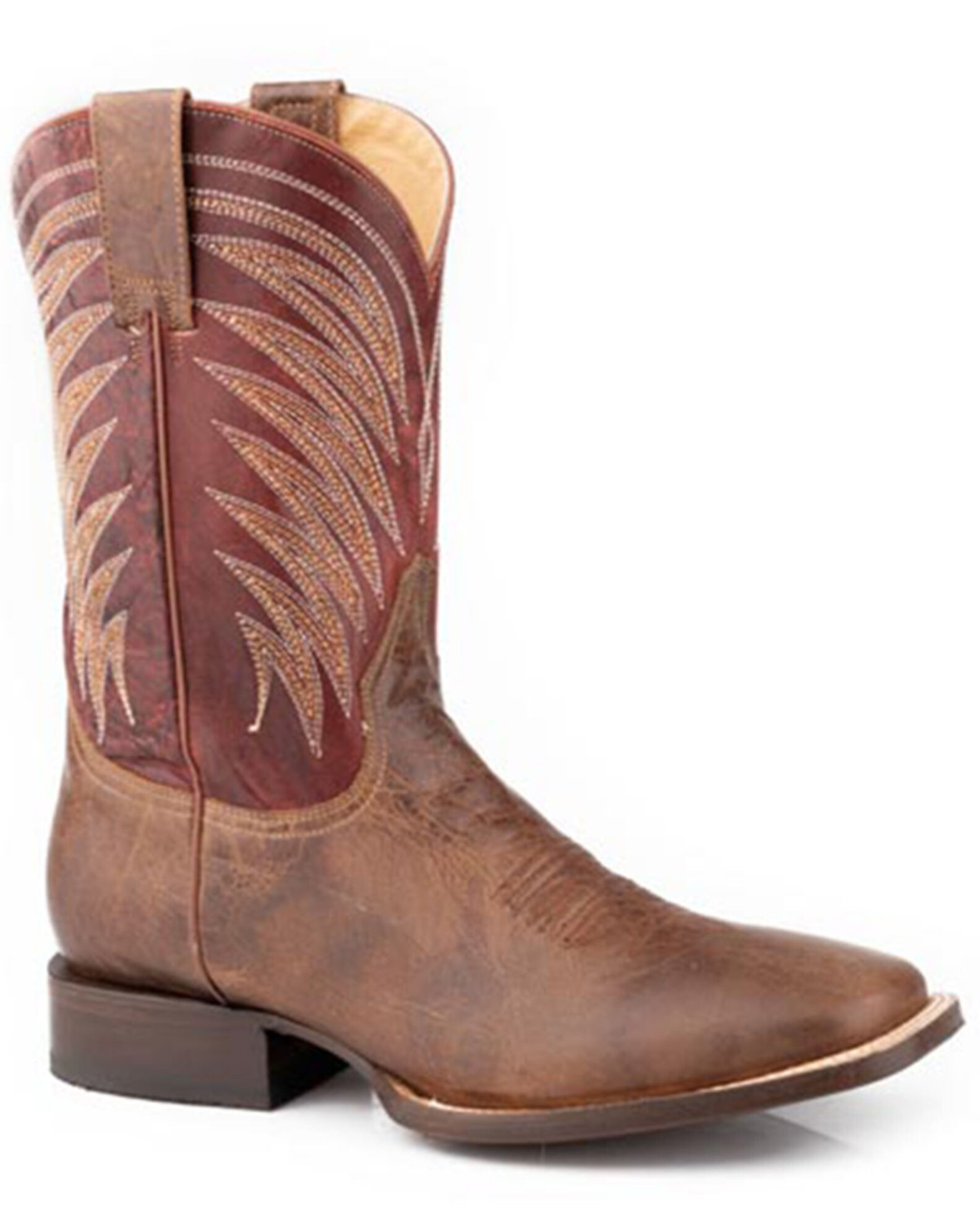 Stetson Men s Brody Western Boots Broad Square Toe Sheplers