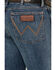 Image #4 - Wrangler Retro Men's Medium Wash Relaxed Fit Bootcut Stretch Denim Jeans - Long, Medium Wash, hi-res