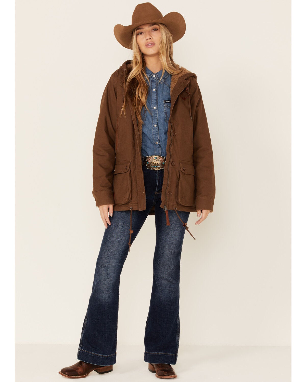 sherpa lined ranch jacket