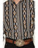 Image #3 - Wrangler Men's Checotah Southwestern Print Long Sleeve Snap Western Shirt - Tall, Black, hi-res