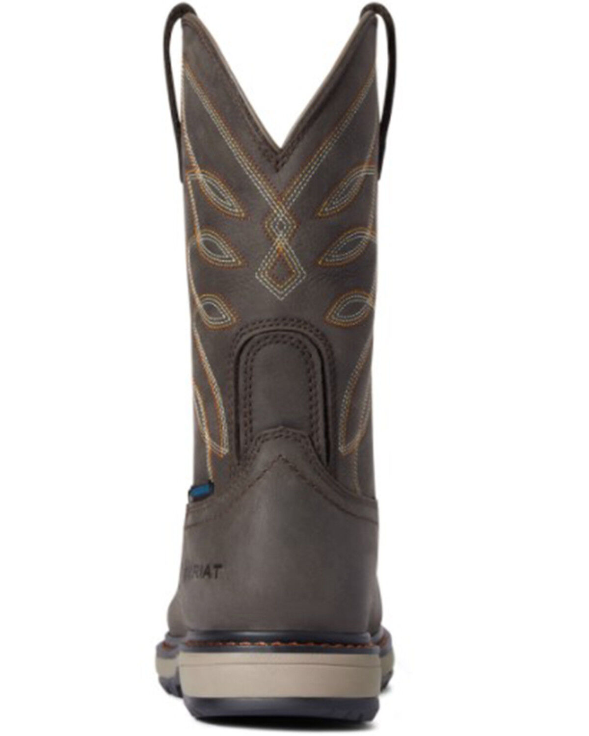 Image #3 - Ariat Women's Dark Storm Riveter Pull On H20 400G CSA Glacier Grip Work Boot - Composite Toe, Brown, hi-res