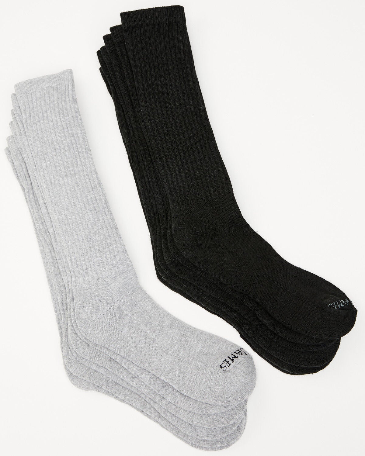 Image #1 - Cody James Men's Cushioned Boot Socks - 6 Pack, Multi, hi-res