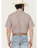 Image #4 - Cinch Men's Floral Geo Print Short Sleeve Button-Down Western Shirt, Pink, hi-res