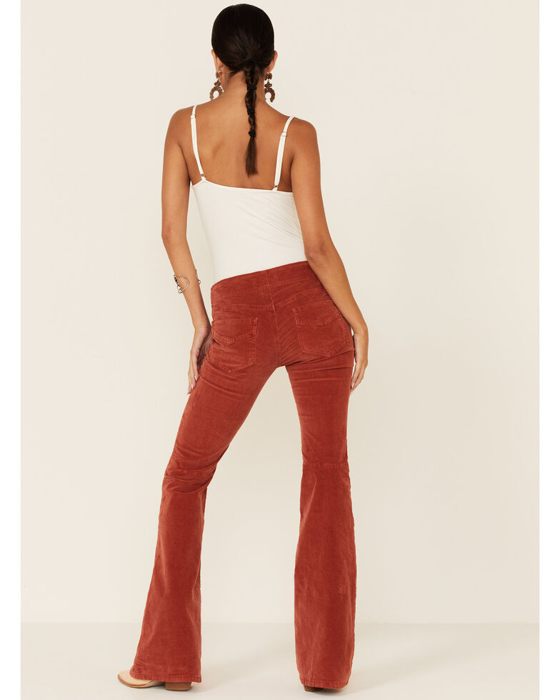 Free People Women S Pull On Corduroy Flare Jeans Sheplers