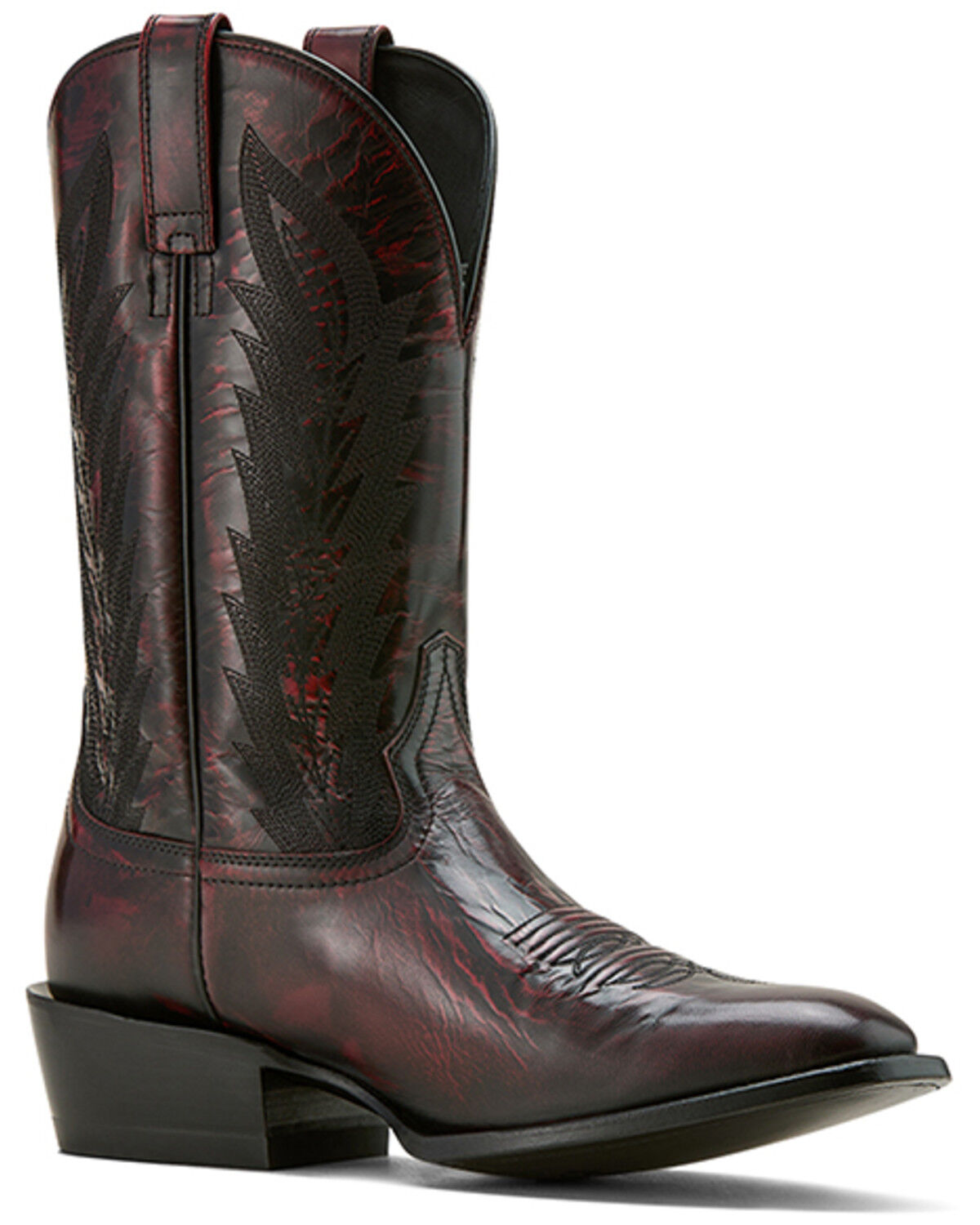 Image #1 - Ariat Men's Willie Western Boots - Square Toe, Black Cherry, hi-res