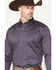 Image #2 - Wrangler X Cody Johnson Men's Horse Print Long Sleeve Button-Down Western Shirt, Navy, hi-res