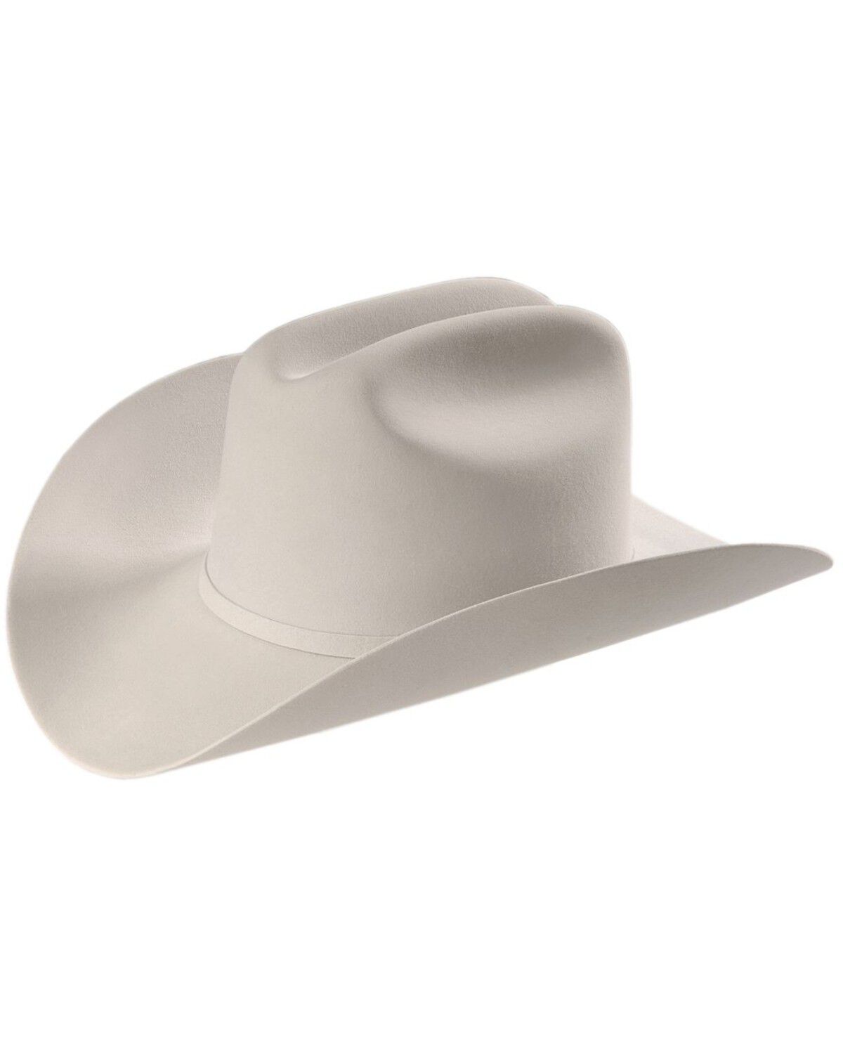 Larry Mahan Reno 6X Fur Felt Cowboy Hat White Made in USA 