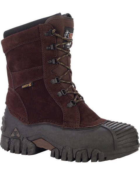 Image #1 - Rocky Jasper-Trac Insulated Outdoor Boots - Round Toe, Brown, hi-res