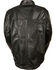 Image #3 - Milwaukee Leather Men's Black Lightweight Leather Shirt, Black, hi-res