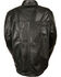 Image #3 - Milwaukee Leather Men's Black Lightweight Leather Shirt , Black, hi-res