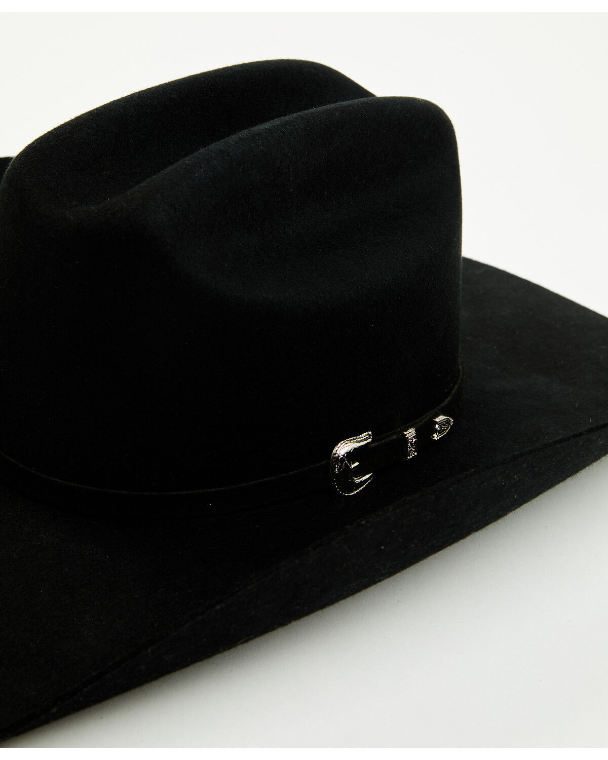 Image #2 - Stetson Kid's Giddy Up Wool Cowboy Hat, Black, hi-res