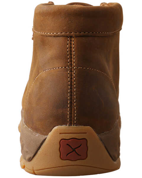 Image #4 - Twisted X Women's Work Chukkas - Composite Toe , Distressed Brown, hi-res