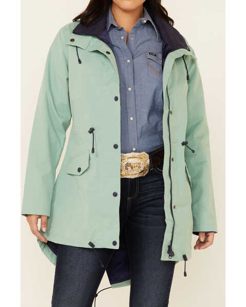 Image #3 - Outback Trading Co. Women's Solid Mint Fauna Storm Flap Rain Jacket , , hi-res