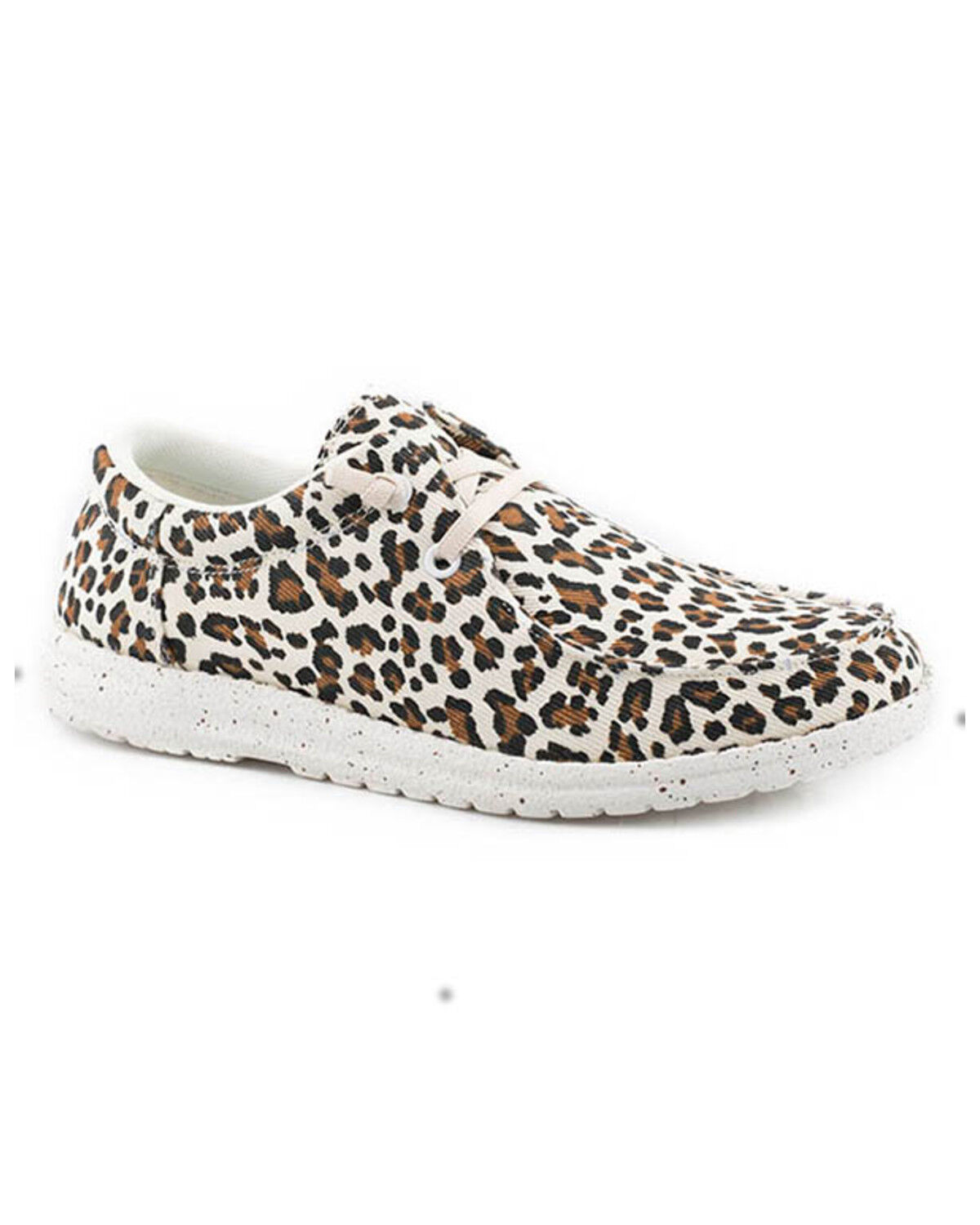 Image #1 - Roper Women's Hang Loose Slip-On Causal Shoes - Moc Toe, Tan, hi-res