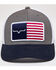 Image #3 - Kimes Ranch Men's American Flag Logo Patch Mesh Back Trucker Cap, Charcoal, hi-res