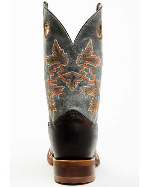 Image #5 - Justin Men's Bender Western Boots - Broad Square Toe, Brown, hi-res