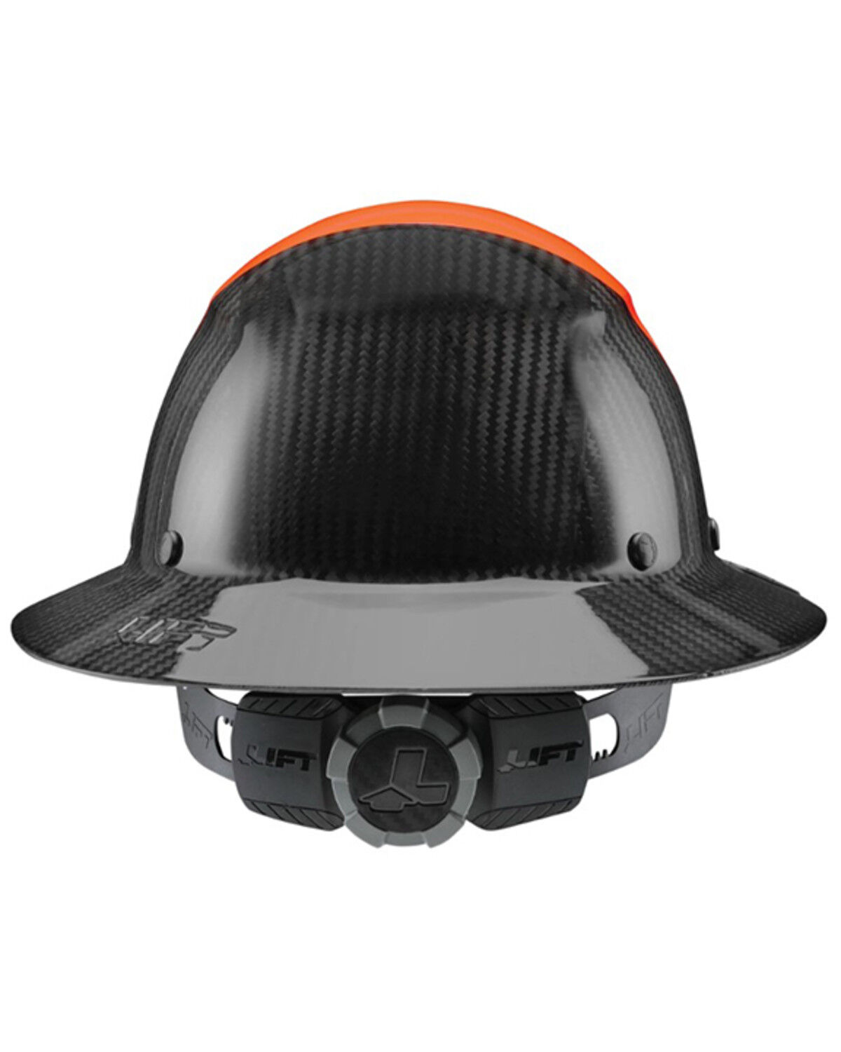 Image #3 - Lift Safety Dax 50 Carbon ANSI-C, TYPE 1 Full Brim Hard Hat, Orange, hi-res