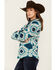 Image #2 - Outback Trading Co Women's Janet Pullover, Blue, hi-res